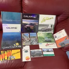 山*郎様 三菱　ギャランなど　カタログ　ポストカード　など　まとめ売りのサムネイル
