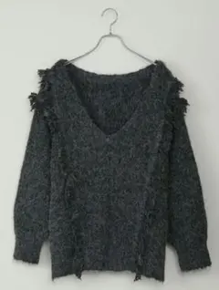 MONO-MART 2WAY ミスティック ムード ニット スミクロ L