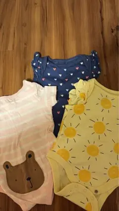 ベビー服大量福袋セット（ロンパース・ドレス・ブラウス）チャイルドシートなど