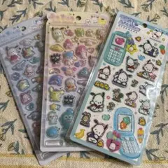 国内正規品　うるちゅるポップシール　サンリオキャラクターズ 平成はっぴーフォン