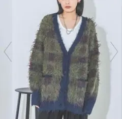 JEANASIS ジーナシス ブラッシュミドルレングスＶカーディガン