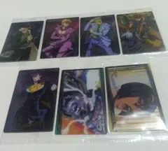 ジョジョの奇妙な冒険　ウエハースカード　７枚セット