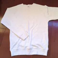 白 トレーナー　スウェット キッズ 130cm お遊戯会 衣装に
