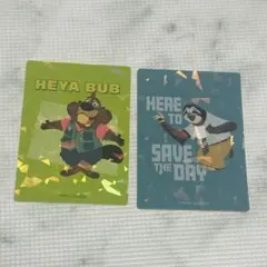 ズートピア2 ナムコキャンペーン ステッカー　二ブルズ＆フラッシュ　シール