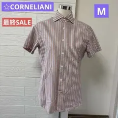 CORNELIANI ストライプ　シャツ　半袖　M メンズ　コルネリアーニのサムネイル
