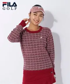 FILA GOLF チェック柄セーター&スカート