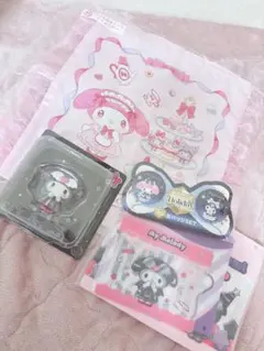 新品 一番くじ サンリオ マイメロ クロミ グッズセット