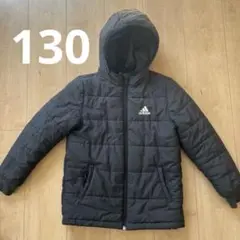 adidas ブラックダウンコート 130