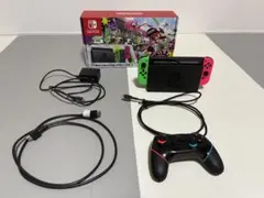 Nintendo Switch スプラトゥーン2セット（箱付）、コントローラー付
