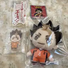 ハイキューセガラッキーくじ、ぬいぐるみ、アクスタ、びっくりマン、ステッカー、西谷
