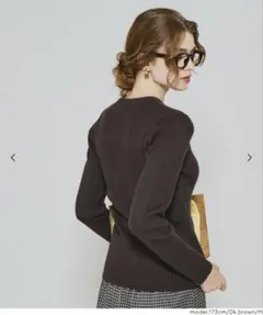 【新品未使用】coca 極上ニットクルーネック ブラック Mサイズ