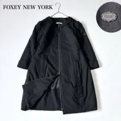 フォクシーニューヨーク　中綿 2WAYコート　38 ブラック FOXEY - FOXEY(フォクシー) コート サイズ40 M レディース美品 - 39265