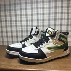 FILA ハイカットスニーカー ホワイト/ブラック