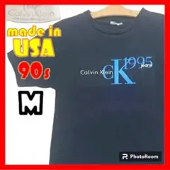 USA製 Calvin Klein 90s ヴィンテージ Tシャツ ブラック M