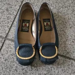 MIHAMA ミハマ フラットシューズ ネイビー 23cmのサムネイル