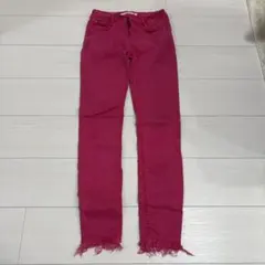 ZARA ピンク デニムパンツ