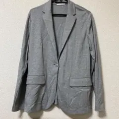 グレー ジャケット カットソー素材　UNIQLOのサムネイル