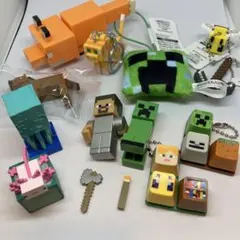 マイクラ　グッズ　フィギュア　キーホルダー　ガチャ　12点セット　まとめ売り