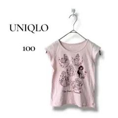UNIQLO UT ディズニー プリンセス Tシャツ 100 ピンク 半袖