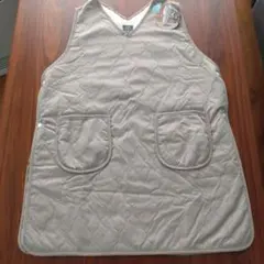 【新品未使用】キルト×裏ボアエプロン　ベージュ