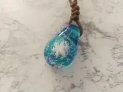 とんぼ玉 ガラスネックレス