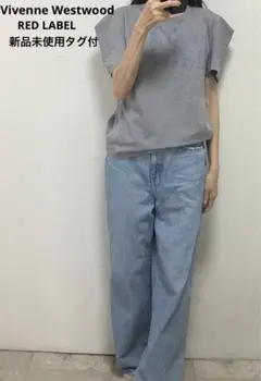新品未使用タグ付　ヴィヴィアンウェストウッドレッドレーベル　ロゴTシャツ Mのサムネイル