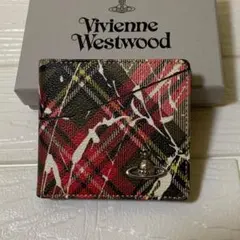 Vivienne Westwood 二つ折り財布 ペイント風スプラッシュ柄のサムネイル