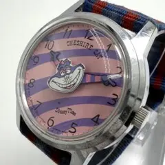 【激レア】 稼動 SEIKO ディズニータイム チェシャ猫 コラボ ヴィンテージ 激レア】 稼動 SEIKO ディズニータイム チェシャ猫 コラボ
