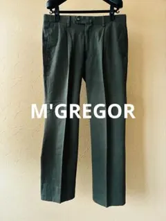 M'GREGOR スラックス 85 オリーブ