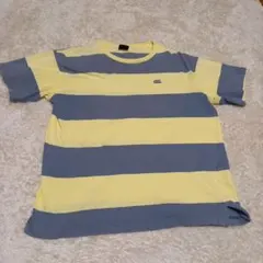 Canterbury ボーダー Tシャツ ライトイエロー ブルー Lサイズのサムネイル