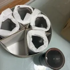 桜模様 陶器 コップ 5個セット