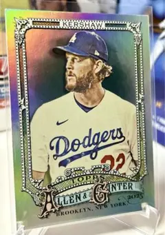 カーショウ レインボーフォイル Allen & Ginter 2025