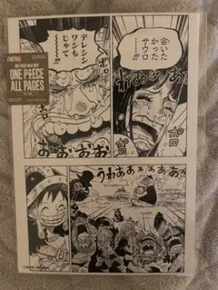 日*0様 ONE PIECE ALL PAGES ロビン＆サウロ 名場面色紙のサムネイル