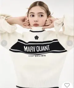 【LILY BROWN×MARY QUANT】ジャガードニット