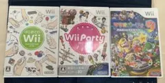 Wiiゲーム3本セットはじめてのWii, Wii Party, マリオパーティ9