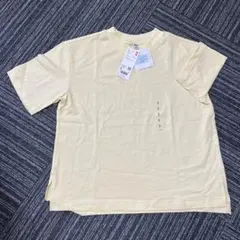 エアリズム クリーム色 半袖Tシャツ S