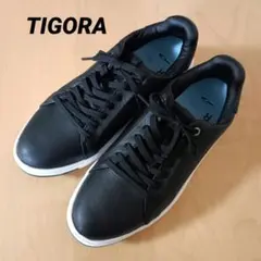 ✦美品✦TIGORA 本革　コンフォート　ゴルフシューズ 26.0cm 黒のサムネイル