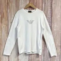 エンポリオアルマーニ　レディース　トップス　長袖Tシャツ　ロンT　ラインストーン
