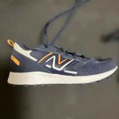 New Balance ランニングシューズ ネイビー/オレンジ