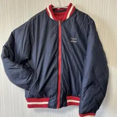 トミーヒルフィガー　ダウンジャケット　リバーシブル　ダイヤキルトジャケット