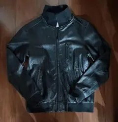 ブラック レザージャケット y2k grunge archive