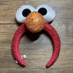 エルモ スパンコールカチューシャ 赤