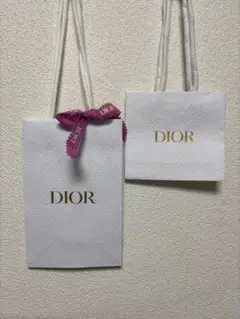 Dior ショップ袋 2種セット
