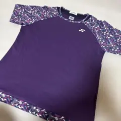 YONEX バドミントン　ゲームウェア　シャツ　レディース Ｌサイズ　紫パープル