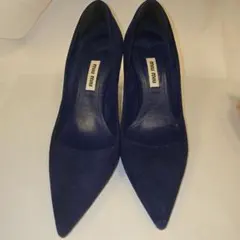 miumiu パンプス　３６　ネイビー