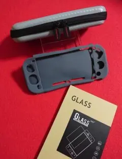 Switch Lite専用(グレー)ケース＋シリコン カバー＋液晶フィルム