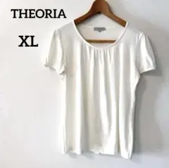 アイボリー 半袖 Tシャツ THEORIA セオリアのサムネイル