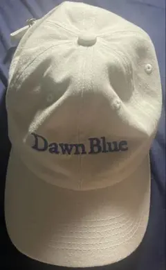 「美品・新品‼️」LAKOLE キャップ Dawn Blue 刺繍 コットン
