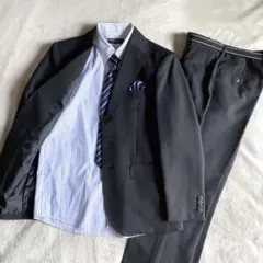 【極美品】ミチコロンドンコシノ フォーマルスーツセットアップ 160 6点セット