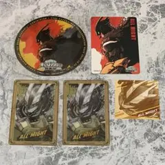 ヒロアカ アーマード オールマイト 原画展グッズ 箔押しクリアカード他